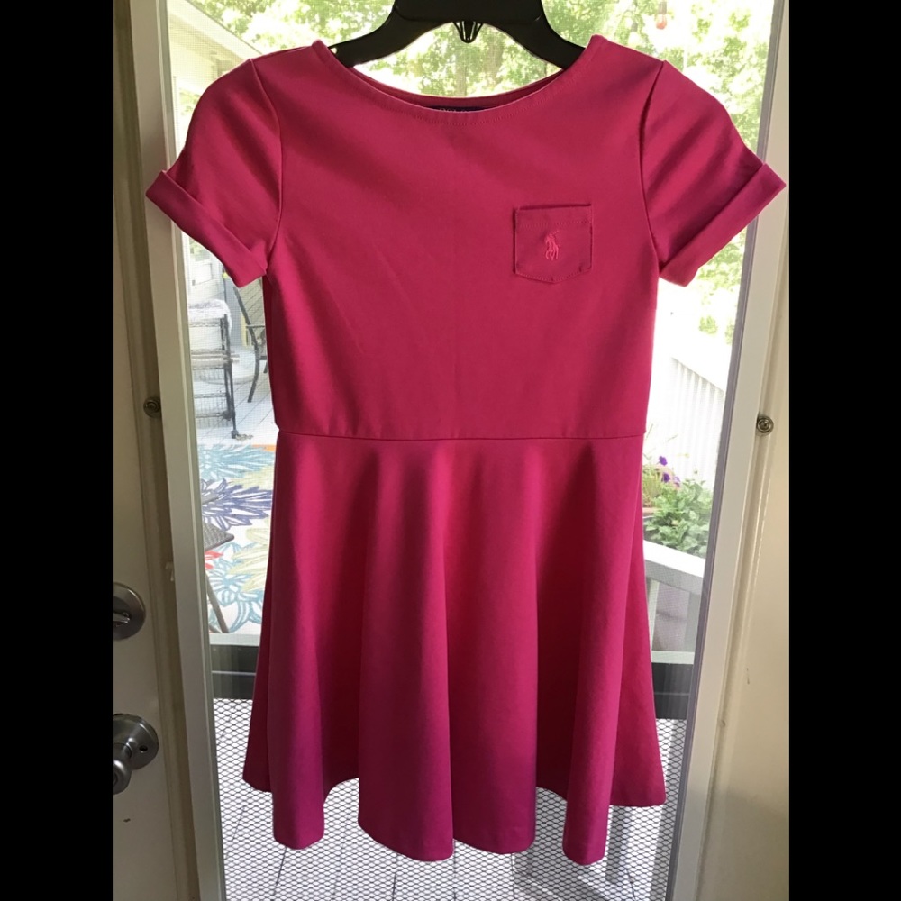 POLO Ralph Lauren girls shirt sleeve dress size M 8-10